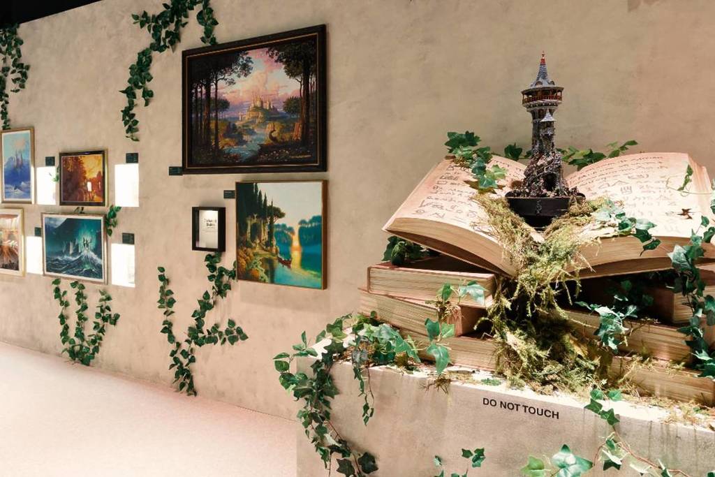 An exhibition at Portals displaying fantasy-themed artwork