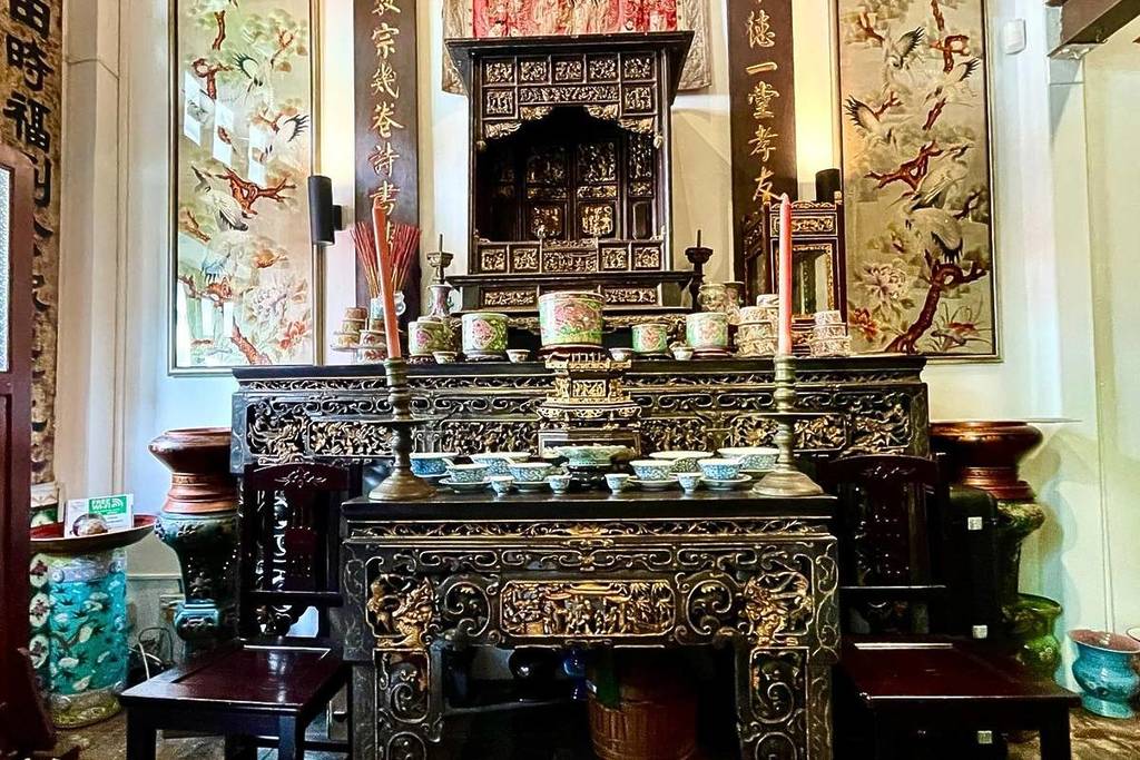 interior of small museum in Joo Chiat Peranakan