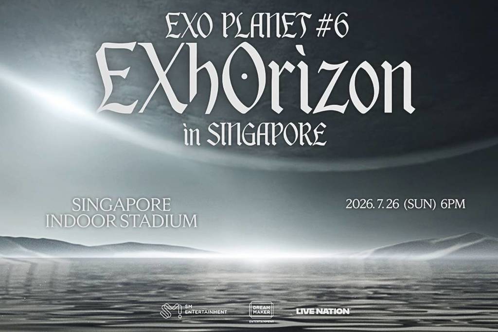 EXO world tour in Singapore July 2026