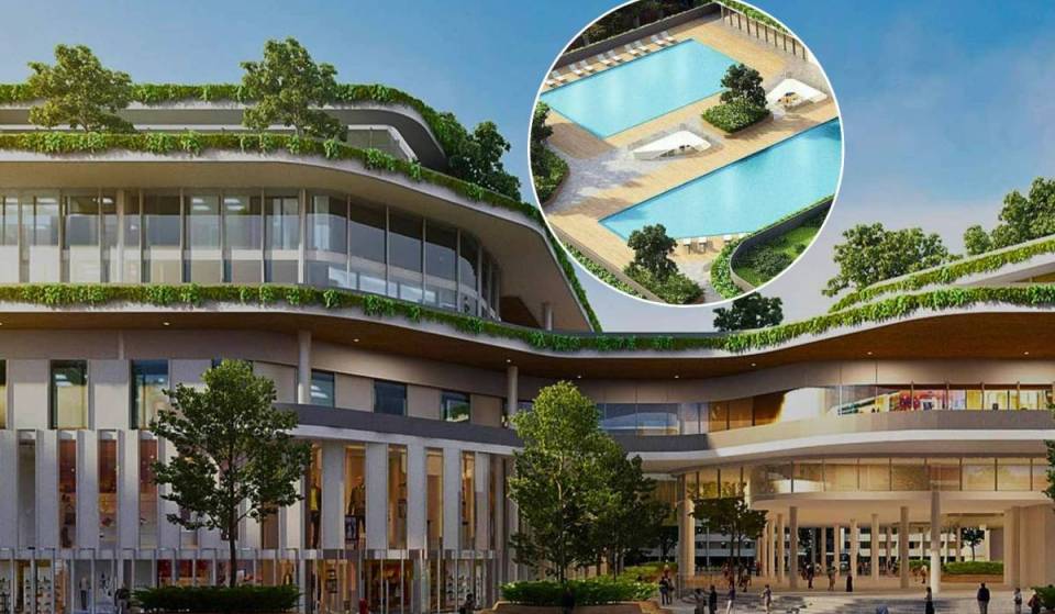 Yishun’s 9-storey mega hub nears 2027 opening (with rooftop pools &amp; indoor tracks)