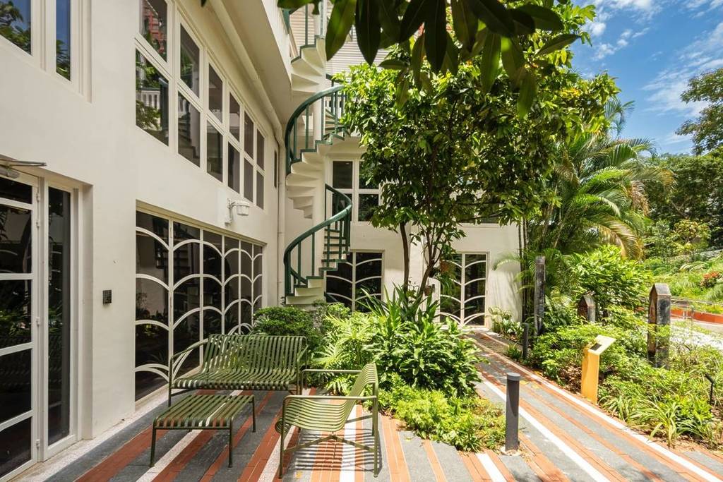 green oasis garden hidden near Orchard