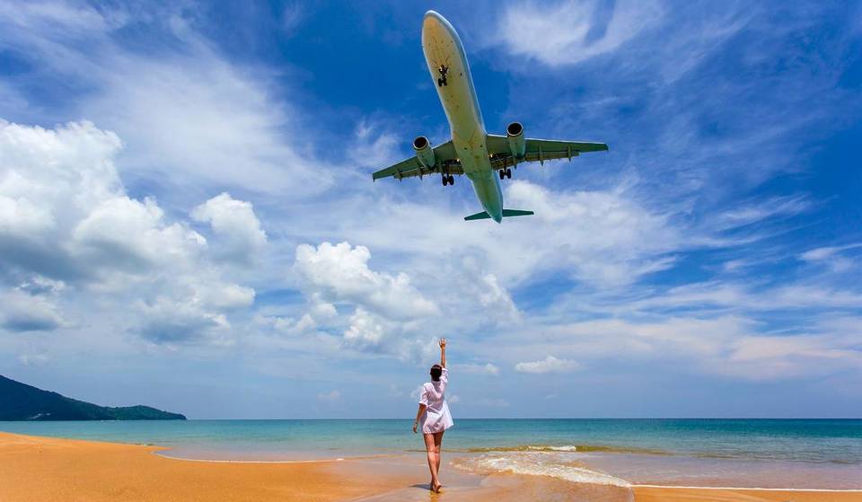 This photogenic beach under 2 hours away lets you pose just 15 metres beneath landing jumbo jets