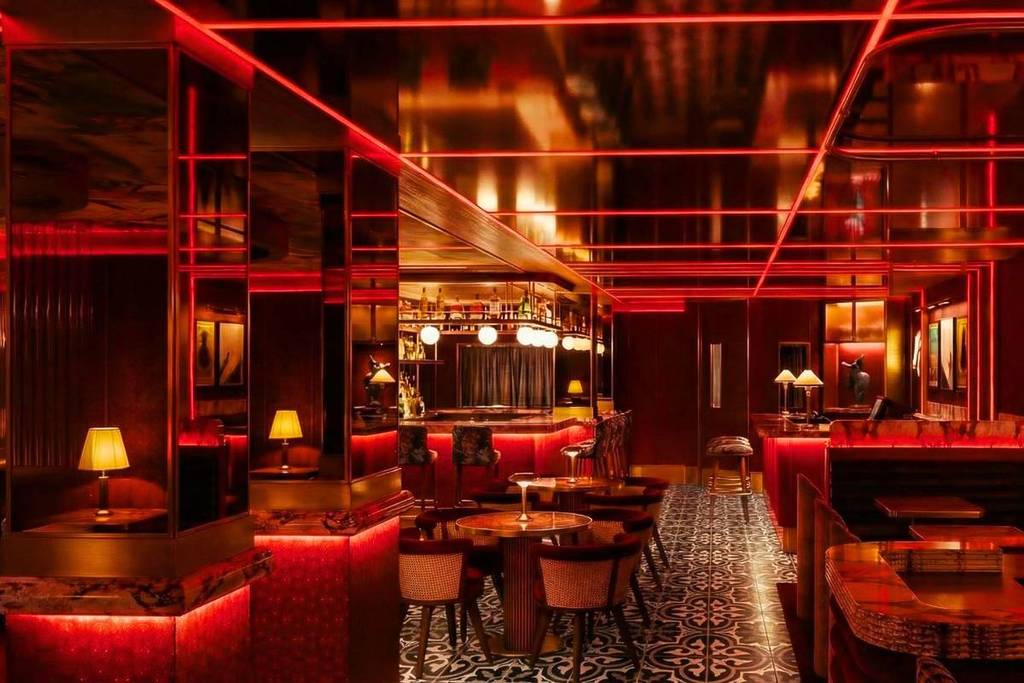 Lulu's Lounge Singapore interior of the supper club 
