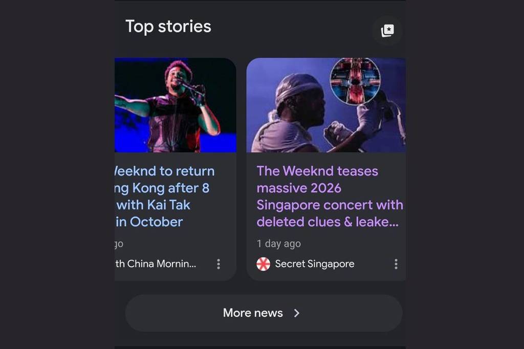 From your sources on Google News