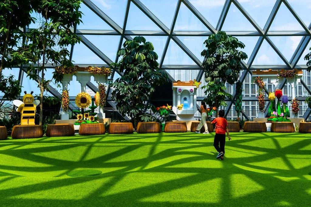 Jewel Changi Airport brick exhibit 2026 Southeast Asia's largest