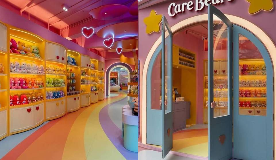 Asia’s largest Care Bears store just opened 1 hour from SG (featuring giant rainbow photo spots, huge plushies &amp; themed food)