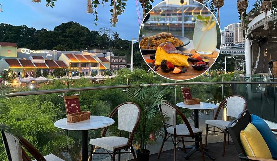 A famous paella chef just opened a gorgeous new riverside Spanish cafe at Clarke Quay