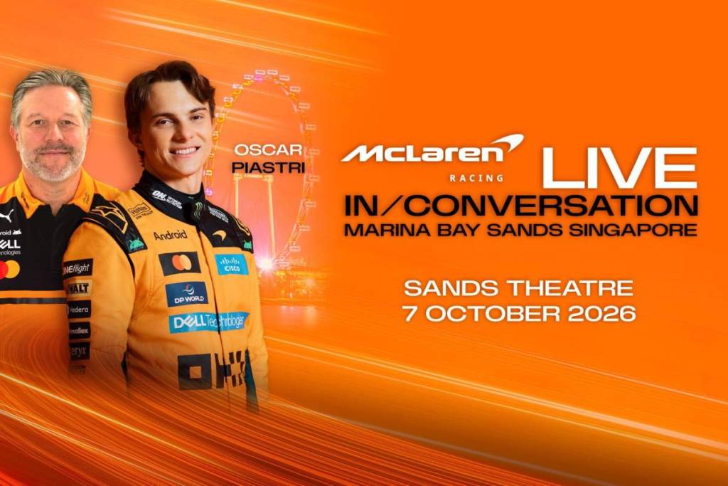 McLaren Racing Live show with Oscar and Zak October 7 2026 Singapore 