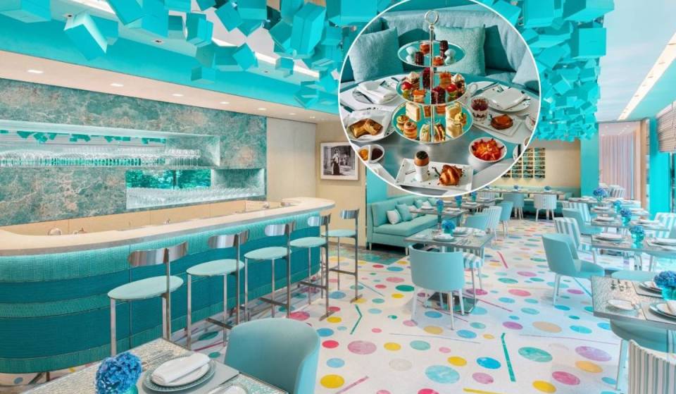 Southeast Asia’s first Tiffany Blue Box Cafe opens in Singapore this July—with stunning interiors &amp; a Michelin-starred menu