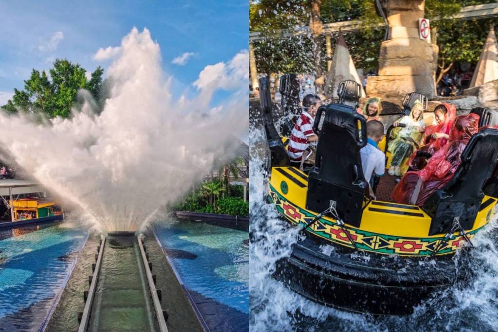 aqua attractions at Thailand theme park that's the same as Universal Studios 