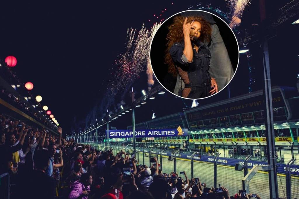 Singapore Grand Prix 2026 F1 Singapore 2026 adds a-list acts with JJ Lin, Zara Larsson & Janet Jackson's 15-year return key entertainment lineup