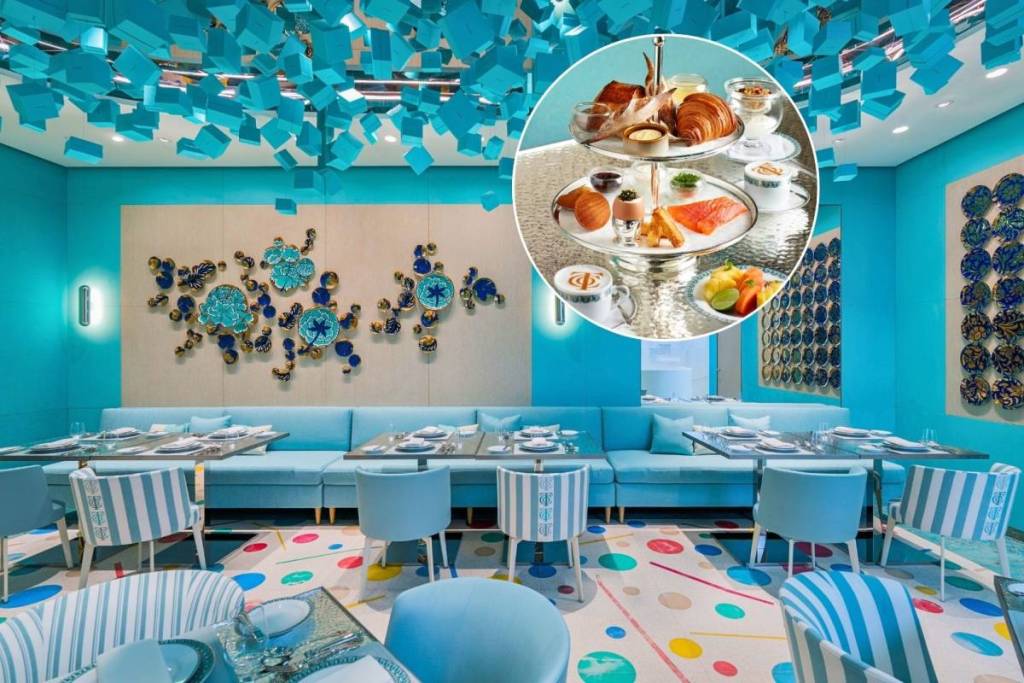 Tiffany's famous Blue Box Cafe opens in Singapore next week and here's what to eat from the Michelin-starred chef