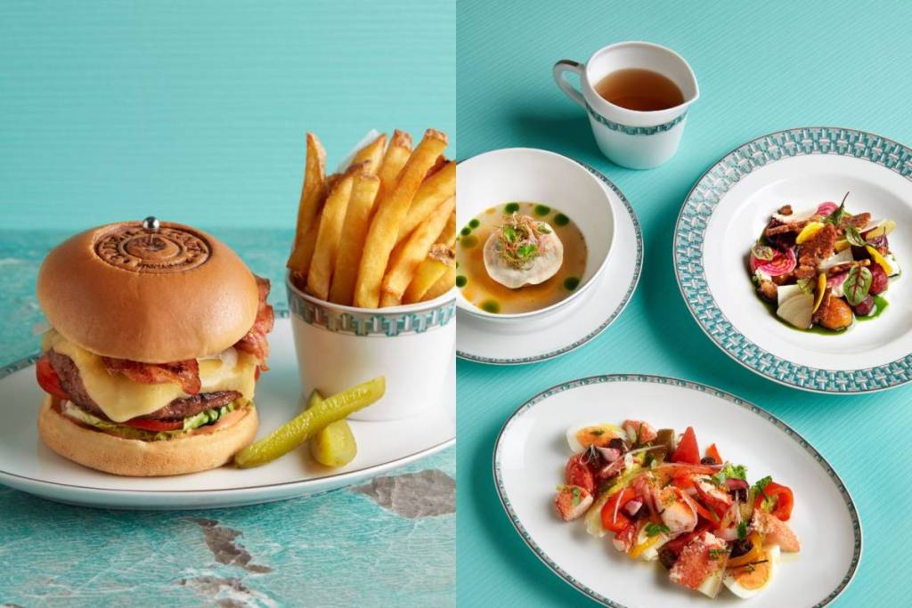 food at Tiffany Blue Box Cafe 