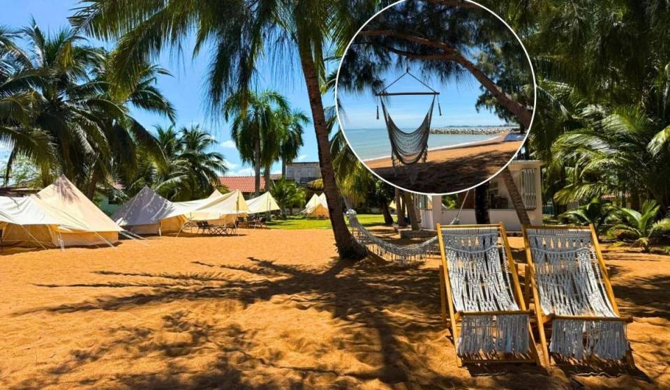 This private beach glamping spot is a 3-hour drive from SG—complete with luxury tents, seaside BBQs &amp; movies