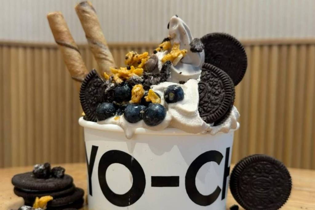 build your own frozen yoghurt and acai Yochi Singapore 