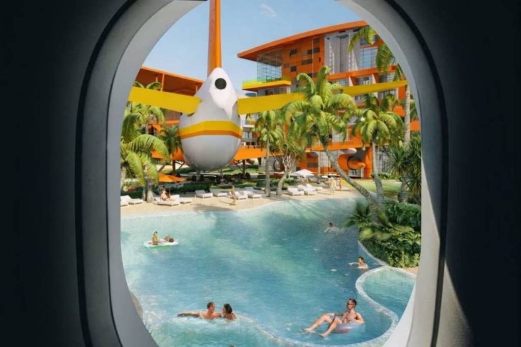 pool vision at 1975 Avenue & hotel 