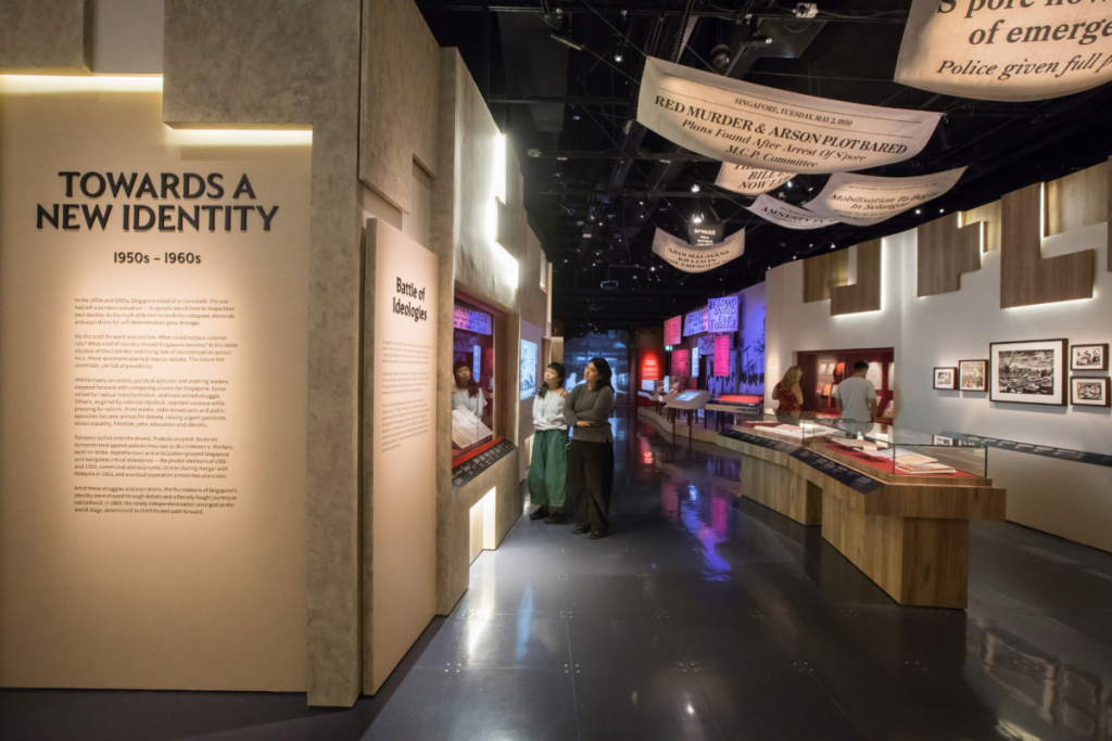 Singapore History Gallery exhibit