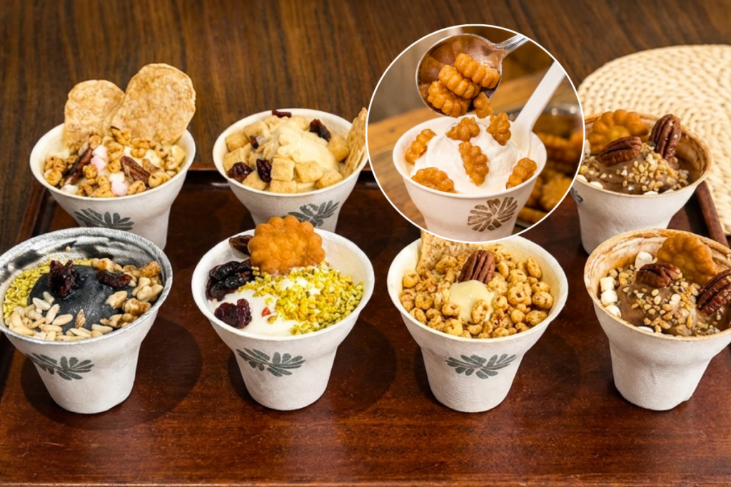 TOFU G Singapore launches Korean Gelato Toppings Bar where you can stack for just $2 extra as a flat-rate so it only costs $10 in total