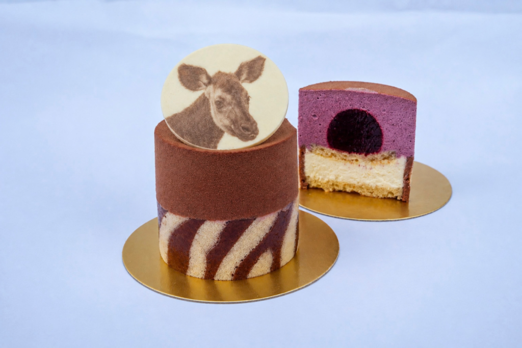 okapi themed cakes