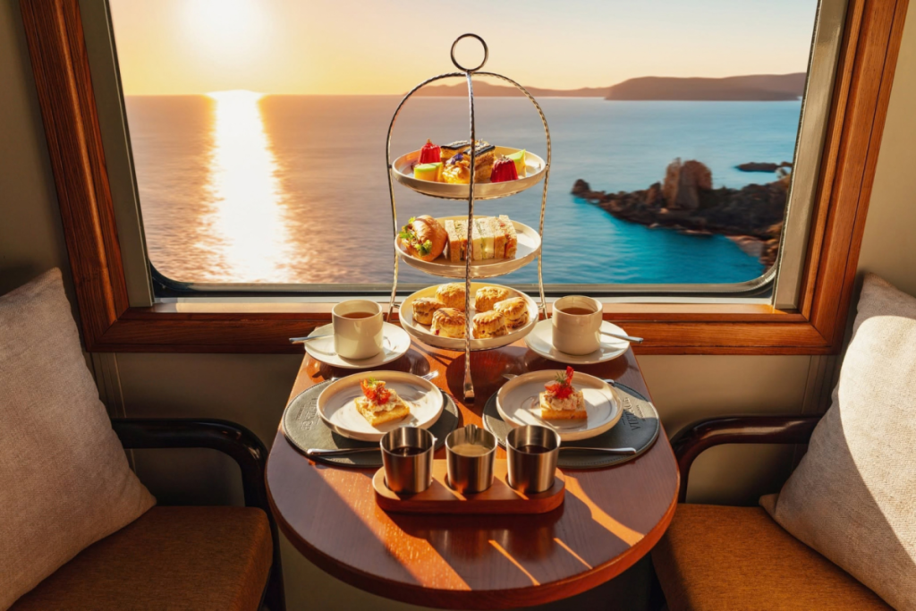afternoon tea luxury train adventure