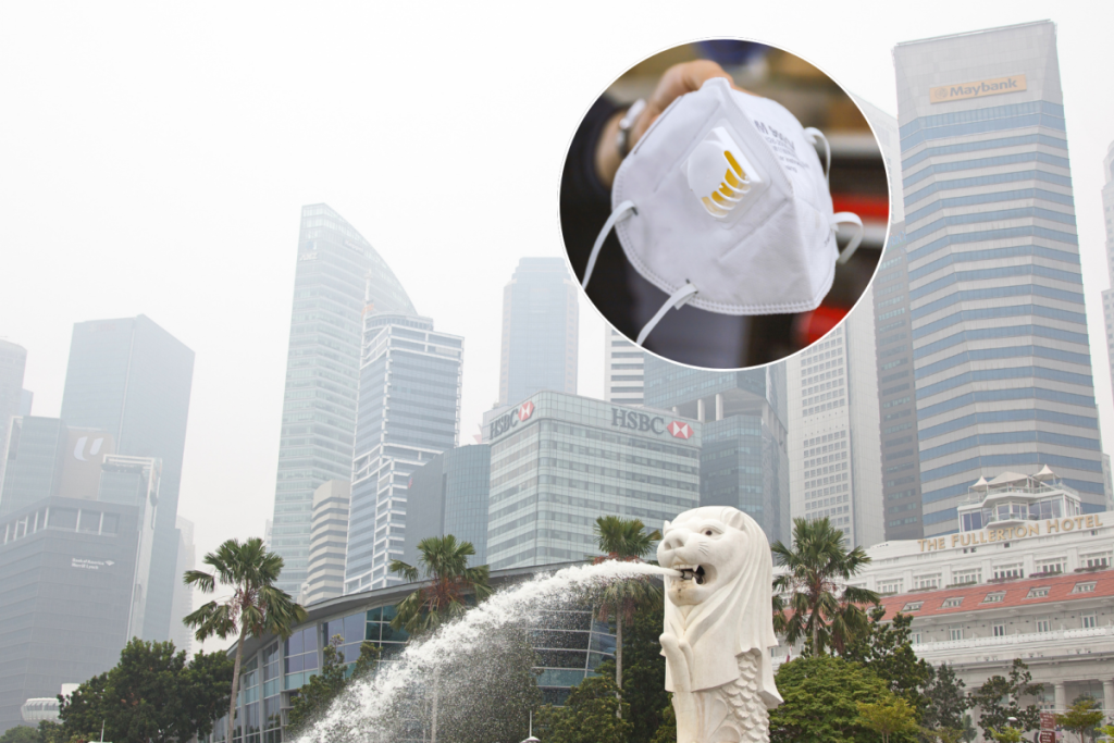 Singapore haze update September 2026 unhealthy psi across full region 164 peak for poor air quality
