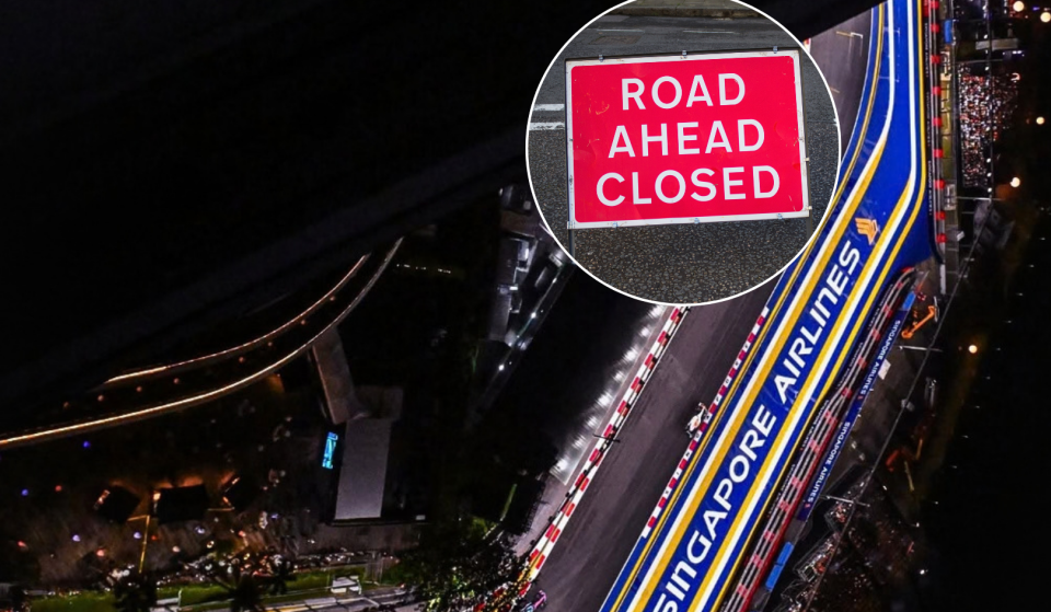 Driving in Singapore this week? Here are the F1 road closures you need to know