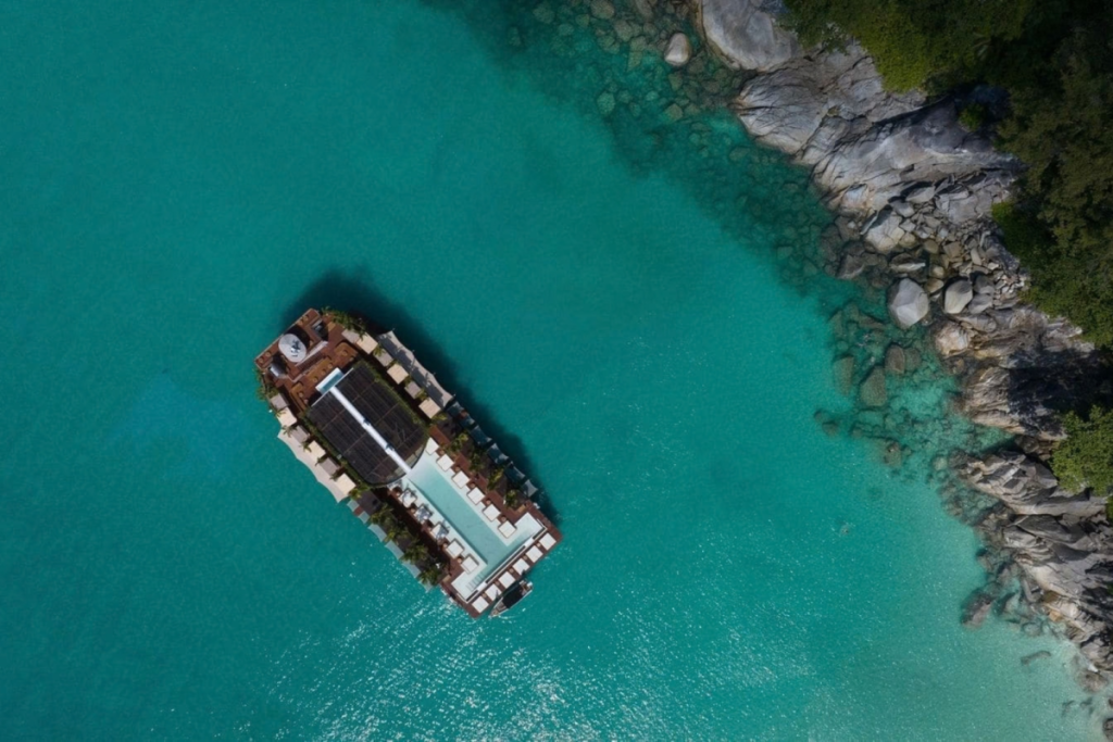 YONA world's first floating beach club in Phuket Thailand 