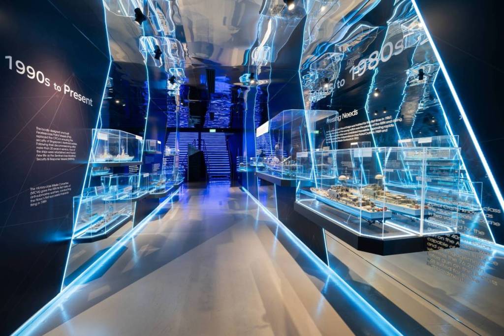 Exhibits on display at the Singapore Navy Museum