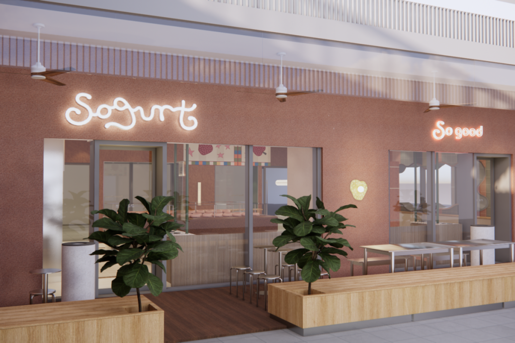 Sogurt Singapore exterior of the dessert shop 