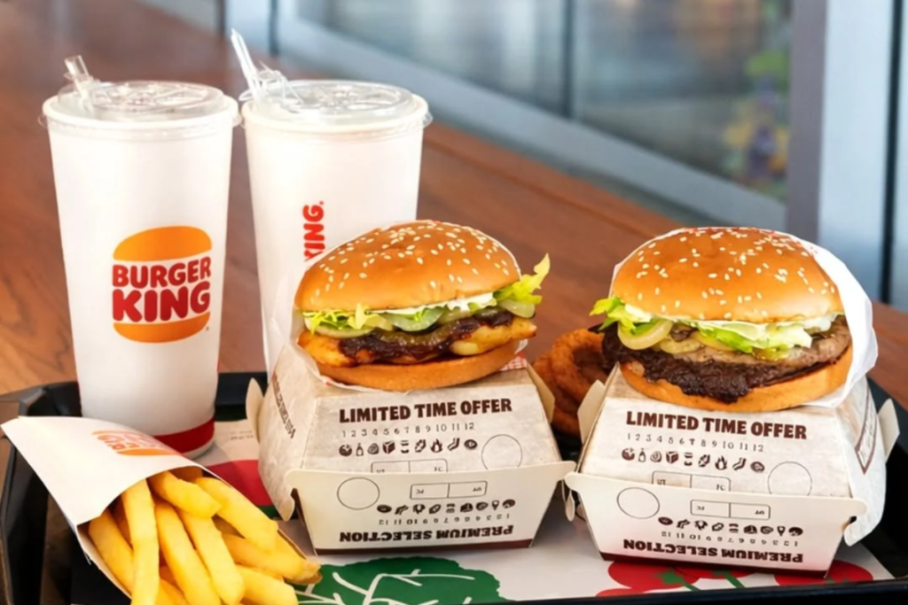 meals at Burger King in Singapore