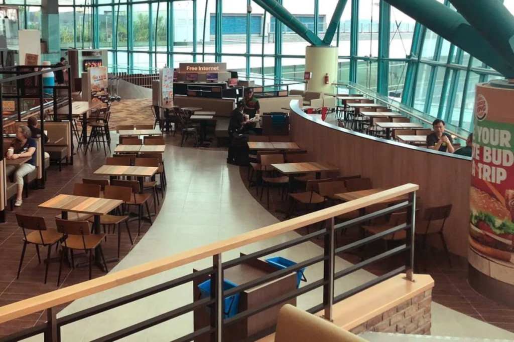 Viewing Hall Terminal 1 worst Burger King