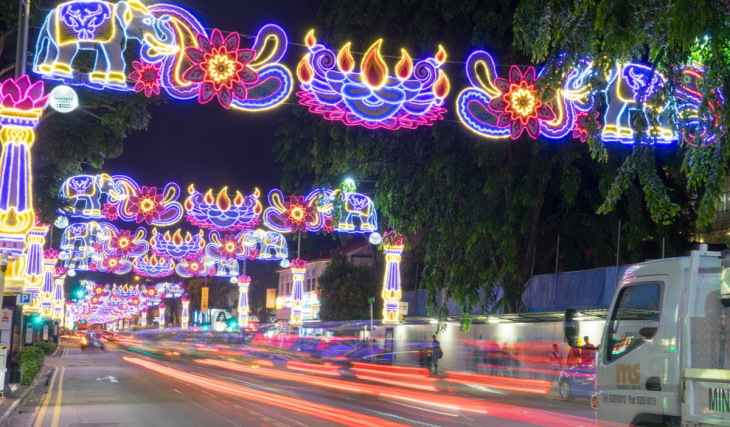 Singapore Deepavali 2026 things to do—colourful street lights, bazaars & open houses