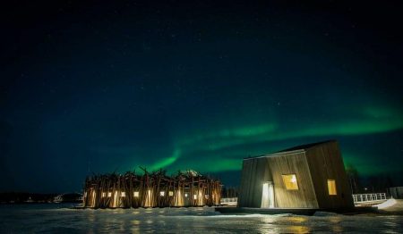 Sweden Now Has A Floating Spa Hotel Beneath The Northern Lights (And We’d Really Like To Go)