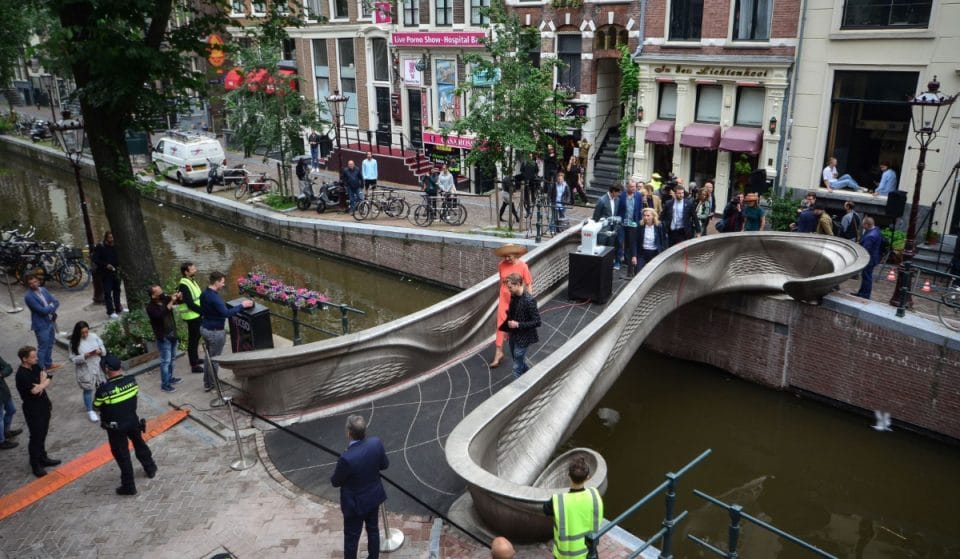 The world’s first 3D-printed bridge can now be crossed
