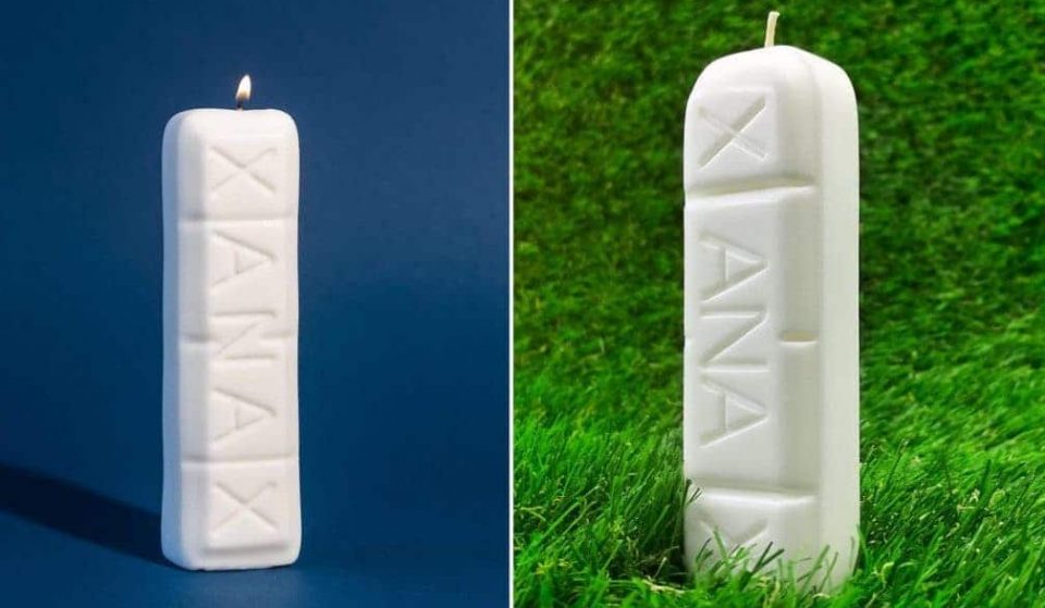 Ungewöhnlich: eine nach Xanax duftende Kerze zur Entspannung!