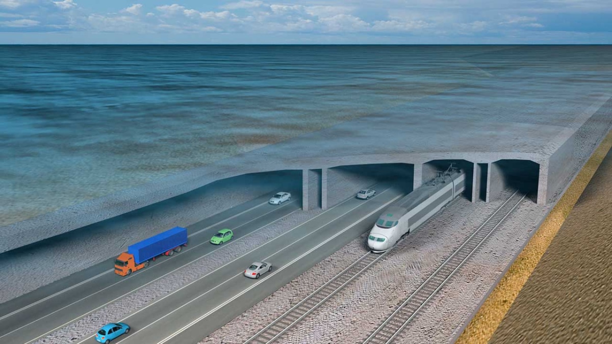 Der längste Mehrzweck-Unterwassertunnel der Welt verbindet Deutschland und Dänemark - Secret ...