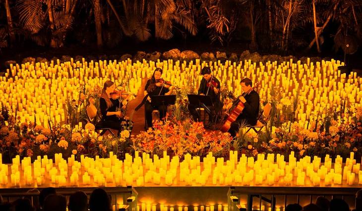 For a limited time only: Experience classic tribute concerts with Candlelight Spring amidst a spectacular floral backdrop