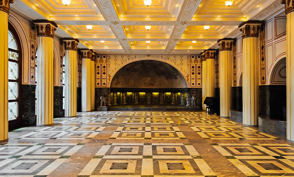 Marmorsaal in Stuttgart von innen