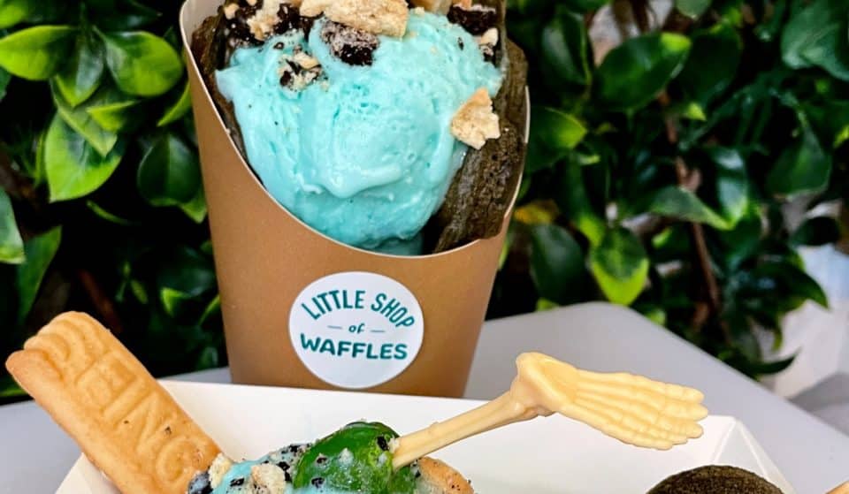 The Little Shop Of Waffles Has Unleashed A Delightfully Scary Zombie Creation For Halloween