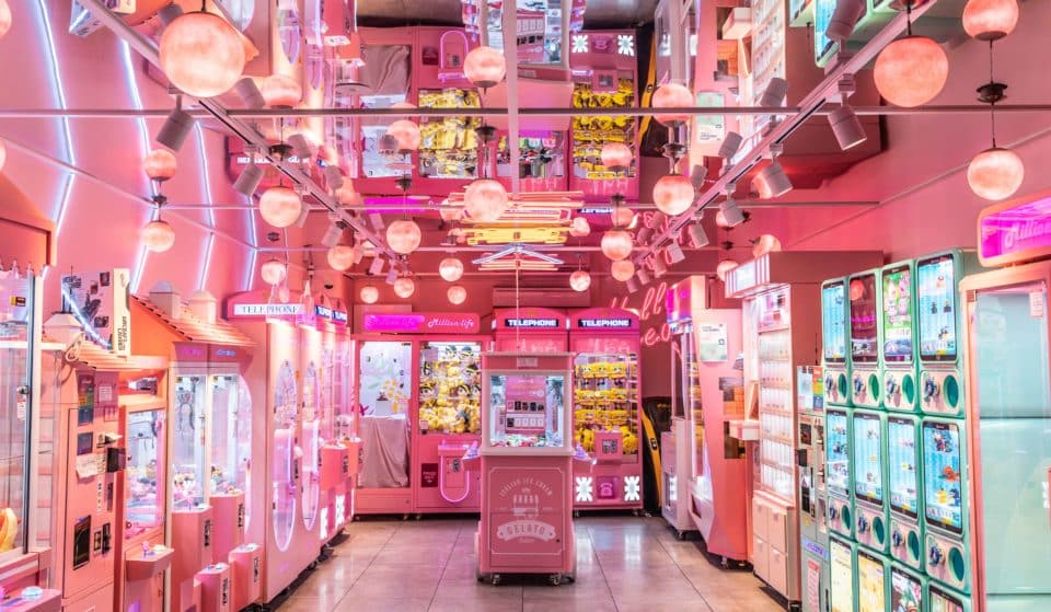 Strike A Pose At Sydney’s Super Instagrammable Pink Arcade With Gaming Consoles And Cute Toys