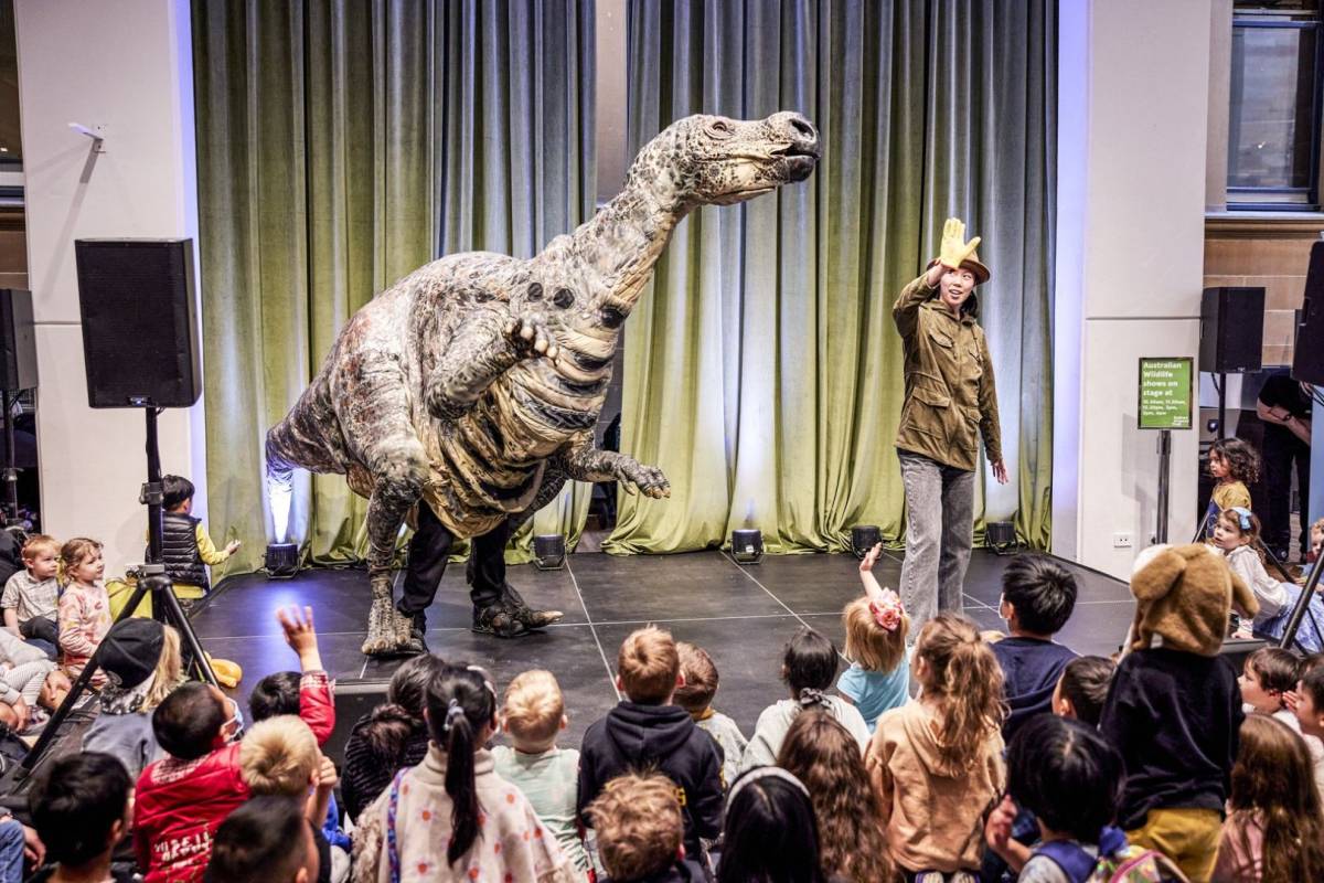 children at Sydney Science Trail