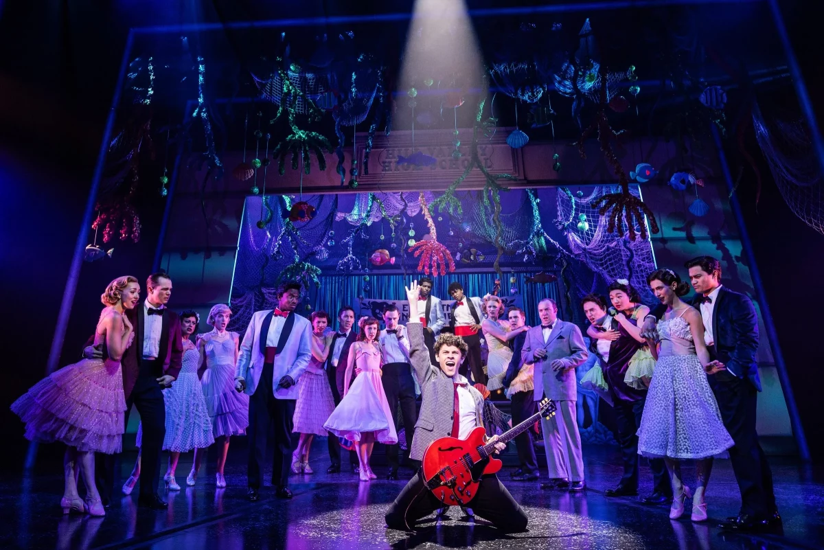 performers on stage for back to the future musical in Sydney