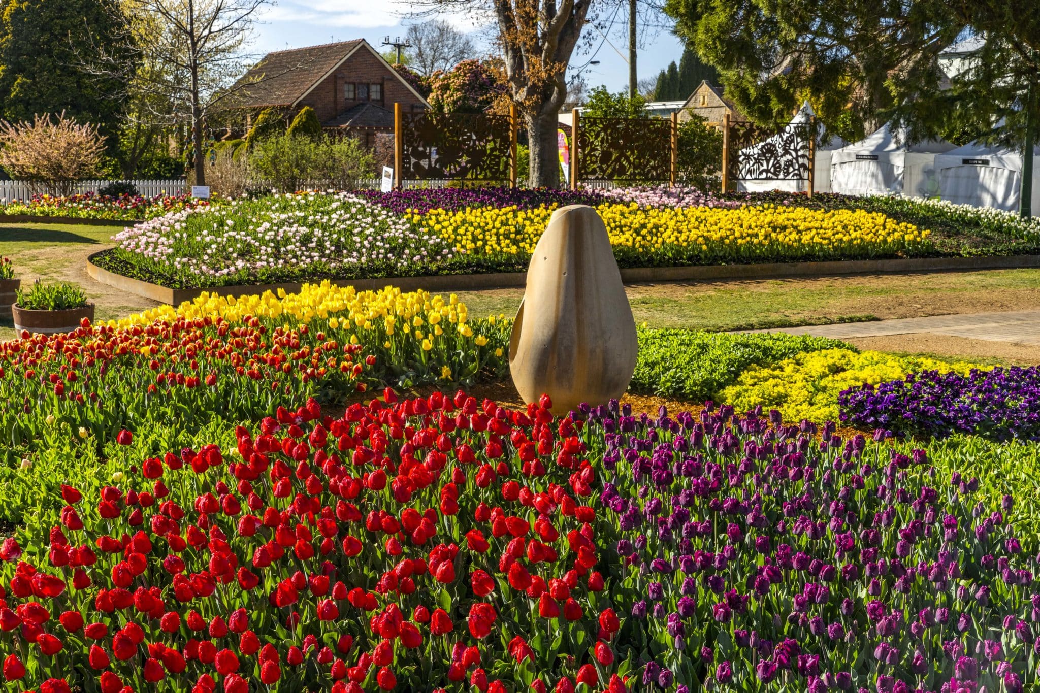 See Over 80,000 Tulips Bloom At A Giant Flower Festival Less Than Two