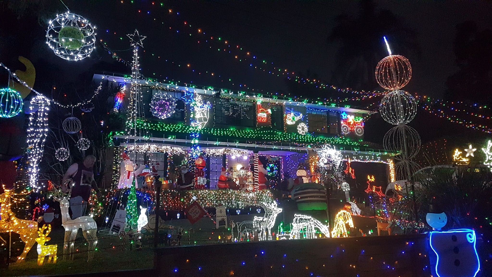 This Sydney Street Is Filled With Glowing Houses For Christmas