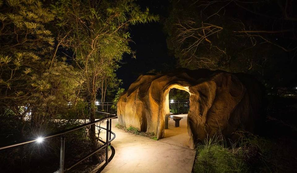 This 1.5km Nocturnal Trail Winds Past Illuminated Forests And Waterfalls – Just 90 Minutes From Sydney