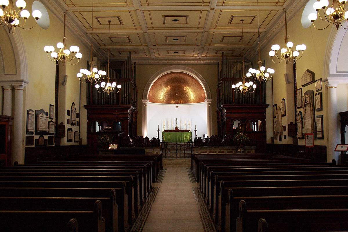 St James Church Sydeny interior