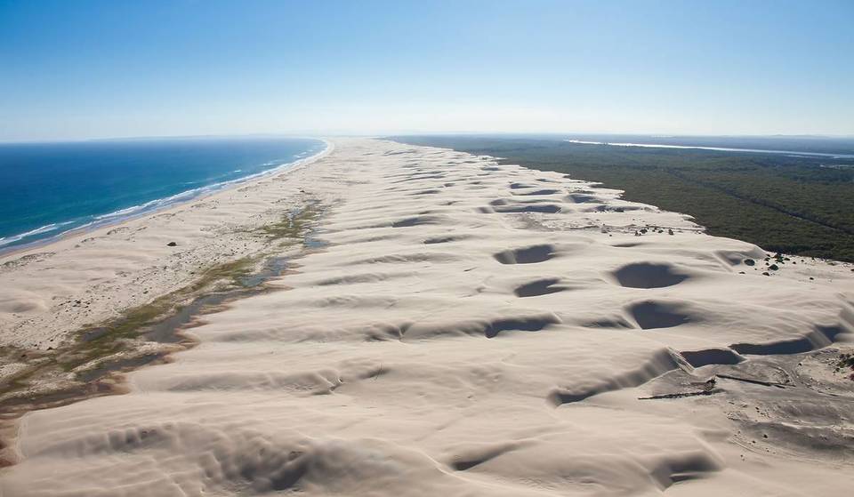 The Longest Beach In NSW Is Just 2 Hours From Sydney – With 32km Of Turquoise Waters And Giant Sand Dunes