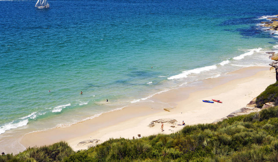 This Barely Visited Beach In Sydney Disappears Completely At High Tide