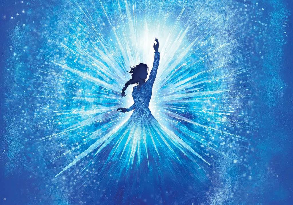 Artwork to promote the Frozen musical that will arrive in Sydney.