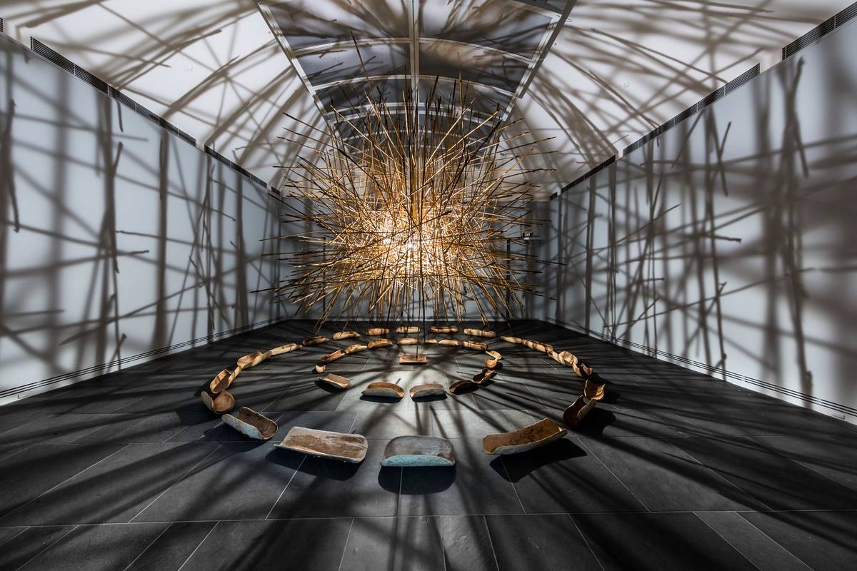 The Kulata Tjuta project light reflecting with shadows